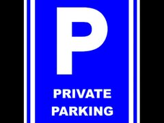 Sign private parking